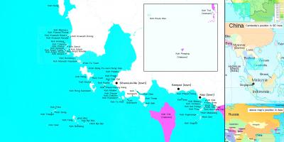 რუკა კუნძულები კამბოჯა