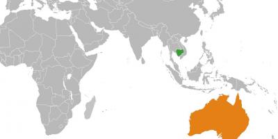 კამბოჯის რუკა მსოფლიო რუკა